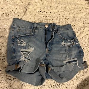 jean shorts!